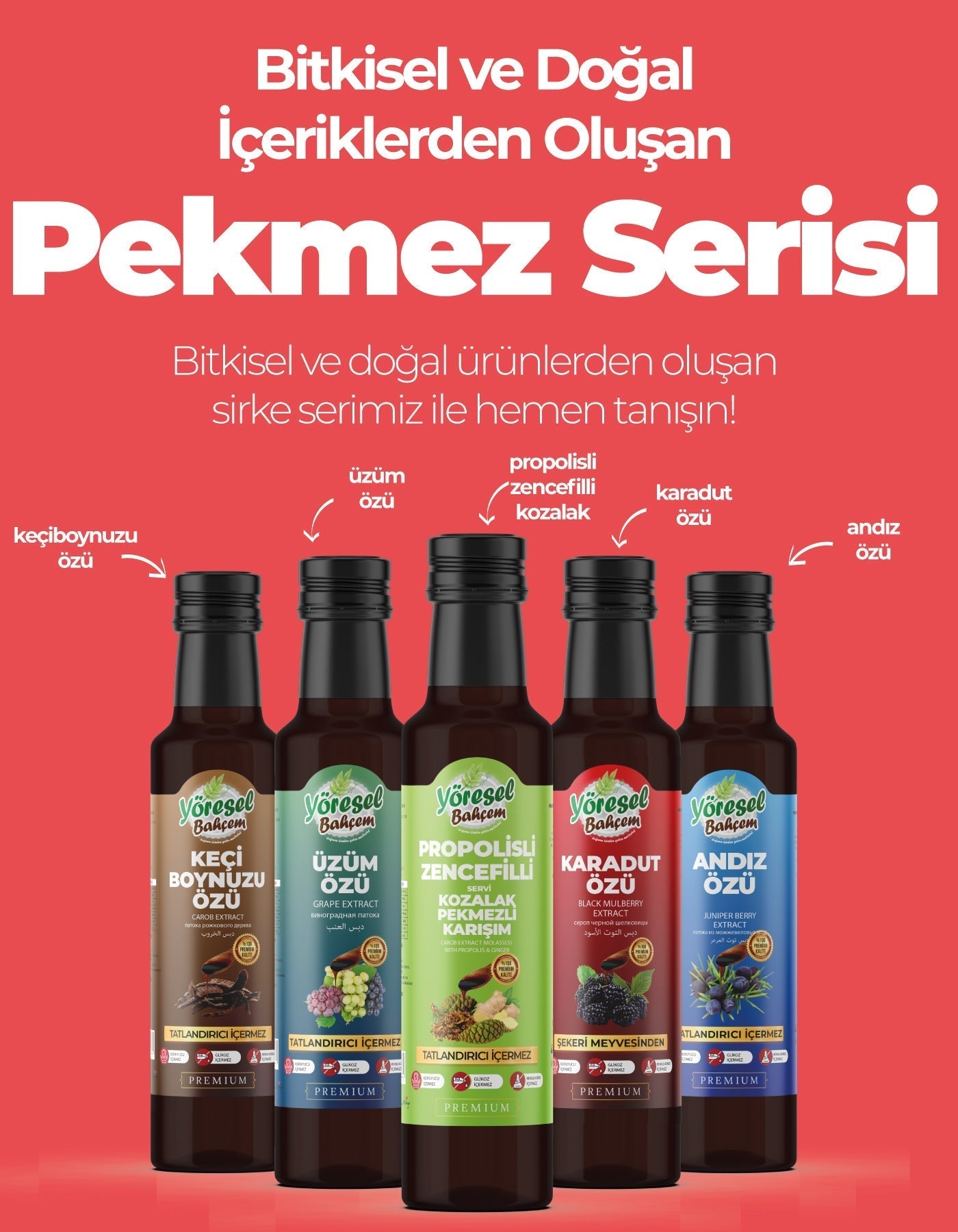 Katkısız ve Koruyucusuz Doğal Meyve Özleri