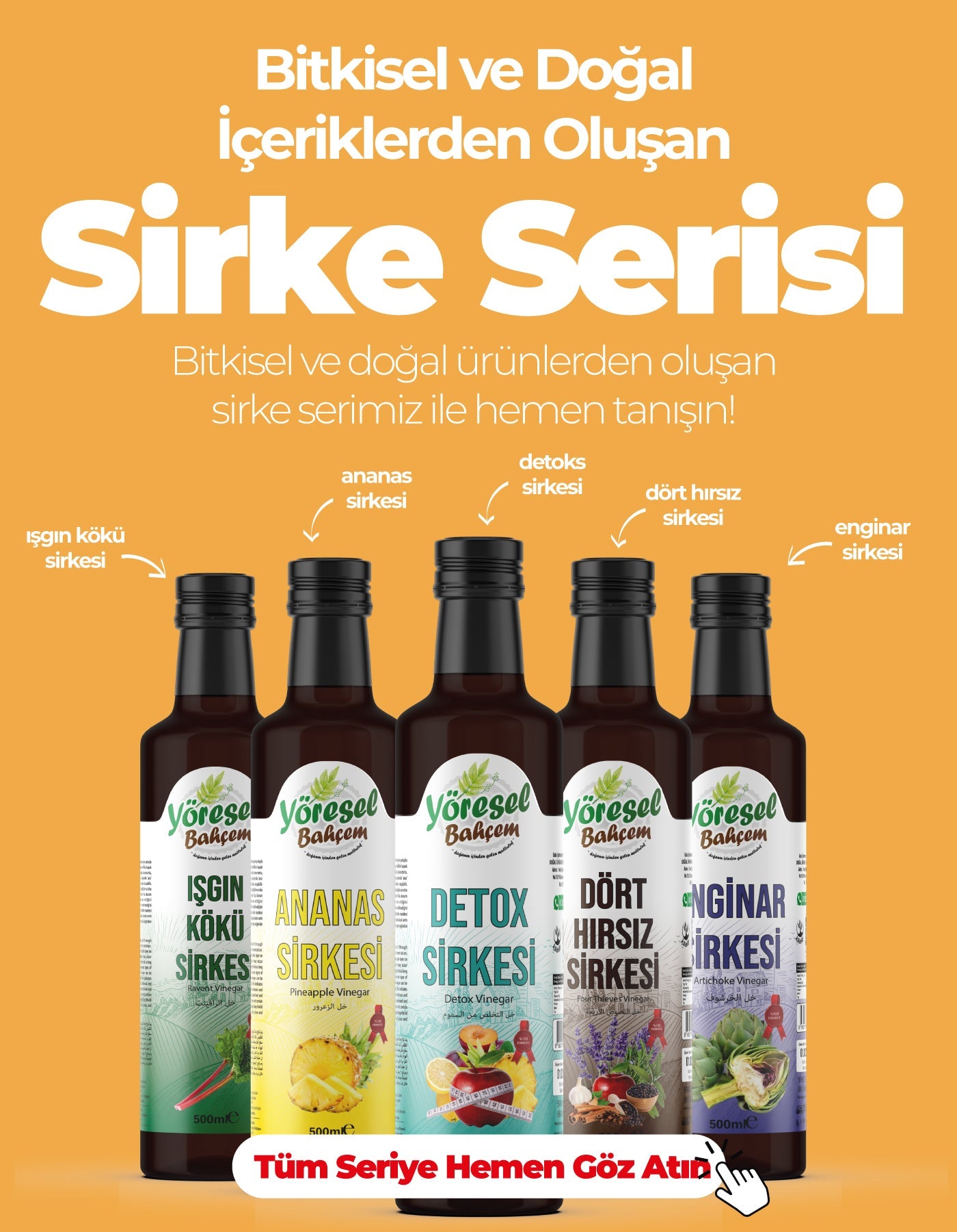 Doğal Fermantasyon ve Yöresel Sirke Çeşitleri – Yöresel Bahçem