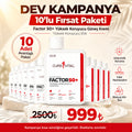 Curevital Factor 50+ SPF Güneş Kremi 100 ml - 10'Lu Fırsat Paketi