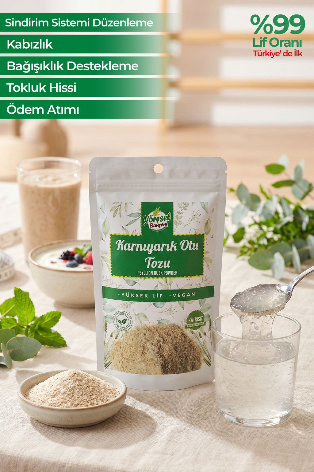 Yöresel Bahçem Coconut Mixed 250 ml | Karnıyarık Otu Tozu Hediye