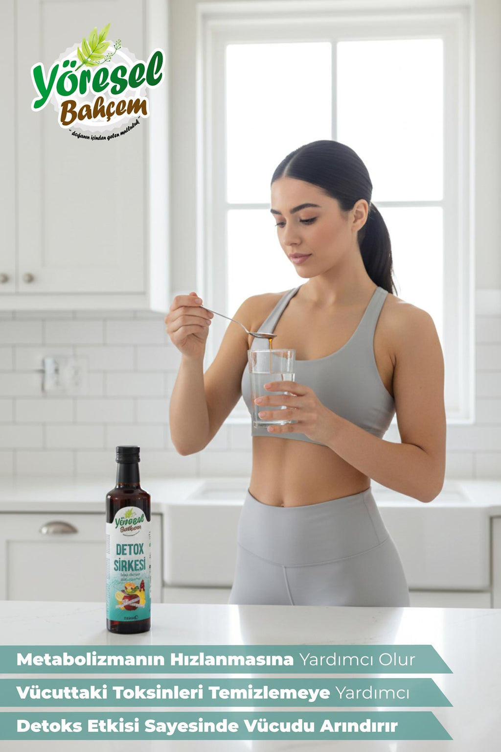 Detox Sirkesi Kolay Sindirim ve Metabolizma Dostu - Yöresel Bahçem