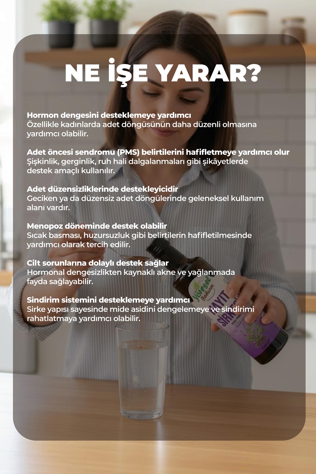 Hayıt Sirkesi - Doğal & Kadın Sağlığını Destekleyen - Yöresel Bahçem