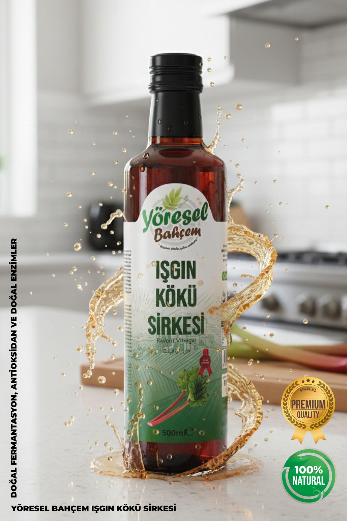 Işgın Kökü Sirkesi - Doğal Arındırıcı Tat - Yöresel Bahçem