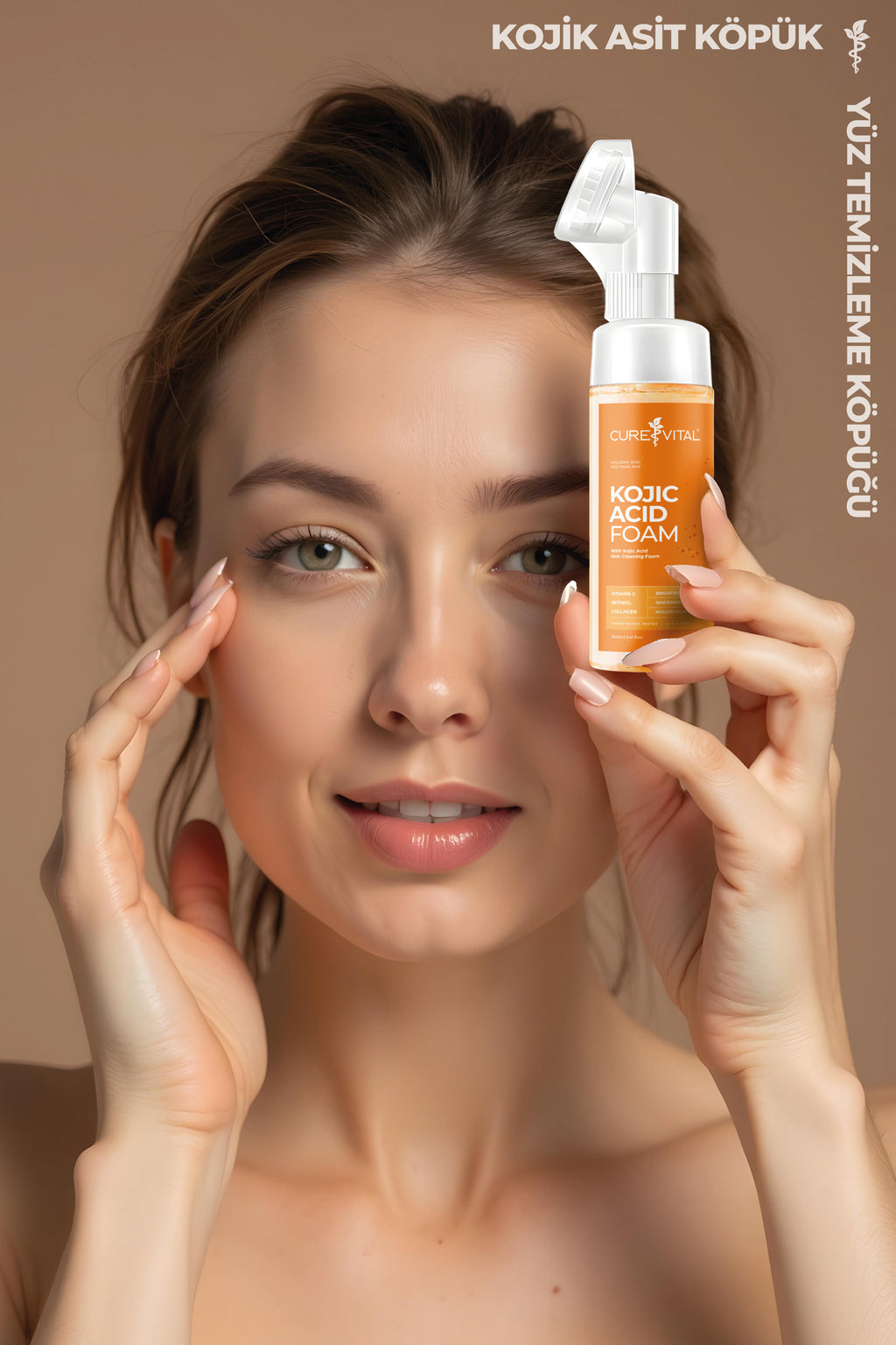 Curevital Kojic Acid Skincare Set – Leke Karşıtı 4’lü Aydınlatıcı Cilt Bakım Seti