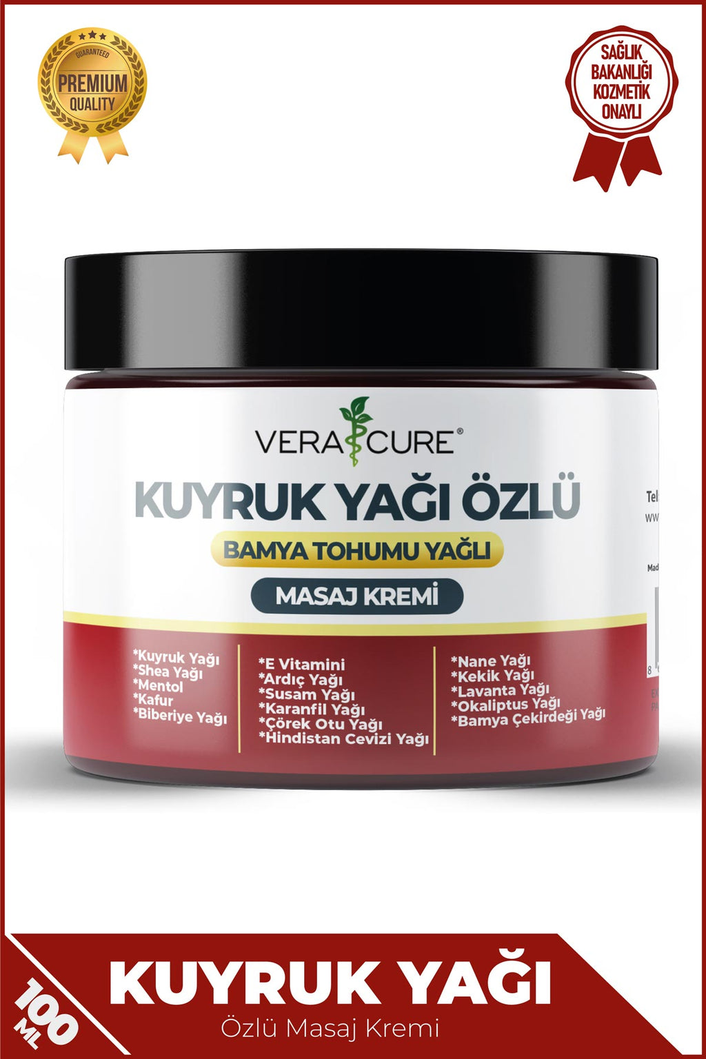 Kuyruk Yağı Kremi 100ml - Doğal & Masaj ve Cilt Bakımı - Yöresel Bahçem