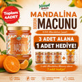 Yöresel Bahçem Mandalina Macunu 240 g – %100 Doğal, Yüksek C Vitamini | 3 Alana 1 Hediye