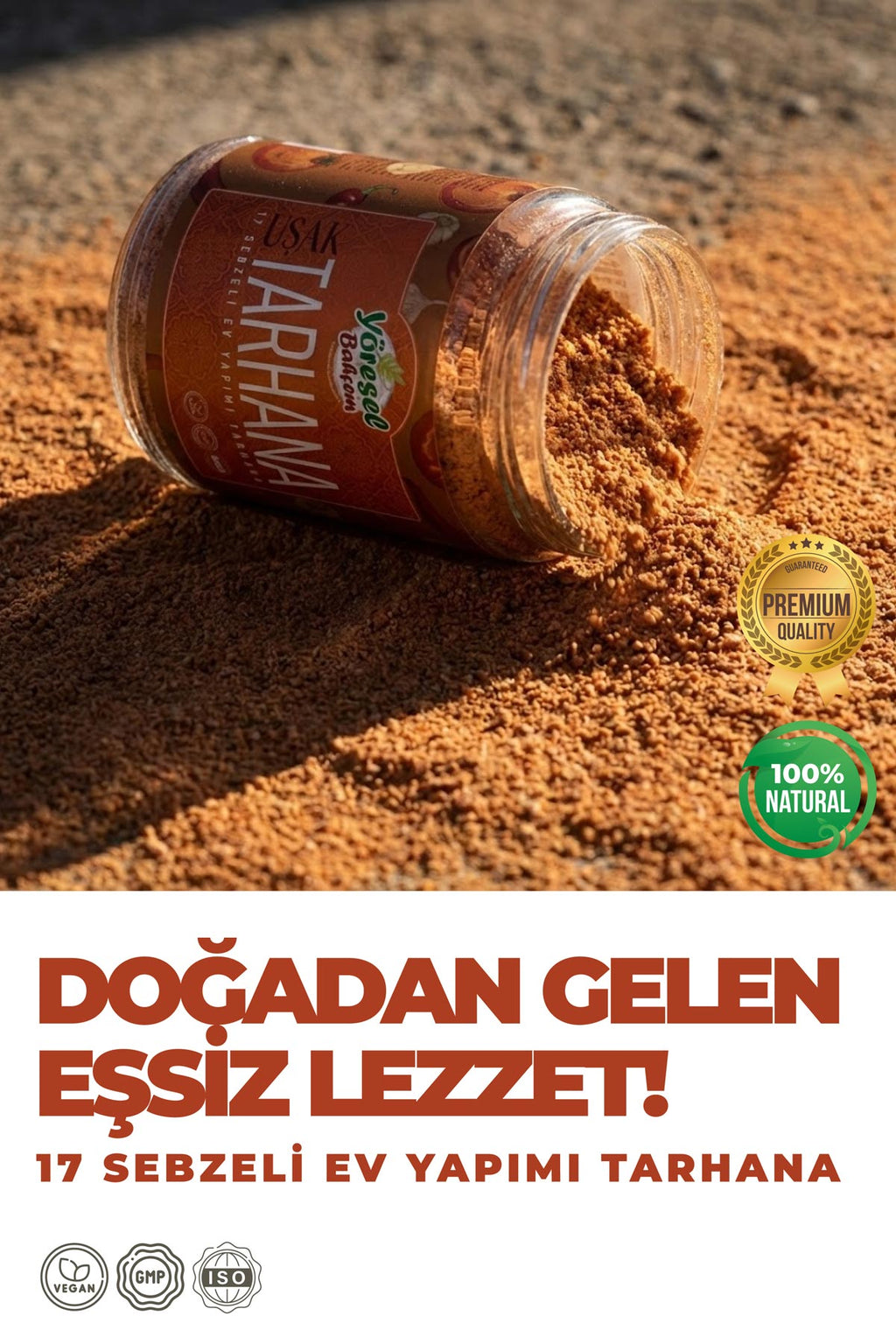 Uşak Tarhanası 210g - Ev Yapımı & Doğal Lezzet - Yöresel Bahçem