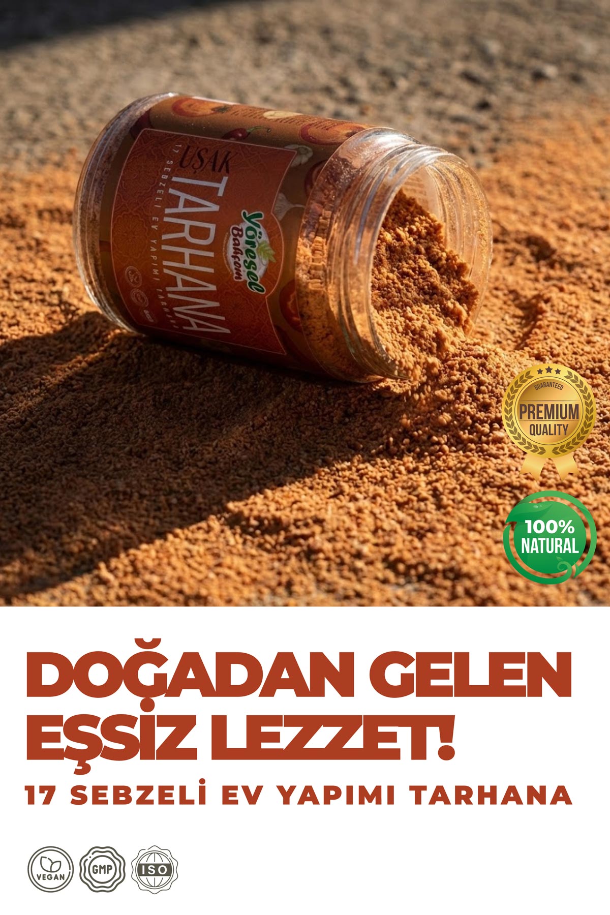 Uşak Tarhanası 210g - Ev Yapımı & Doğal Lezzet - Yöresel Bahçem
