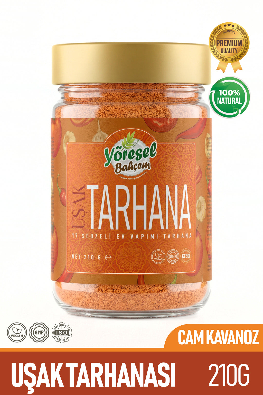 Uşak Tarhanası 210g - Ev Yapımı & Doğal Lezzet - Yöresel Bahçem