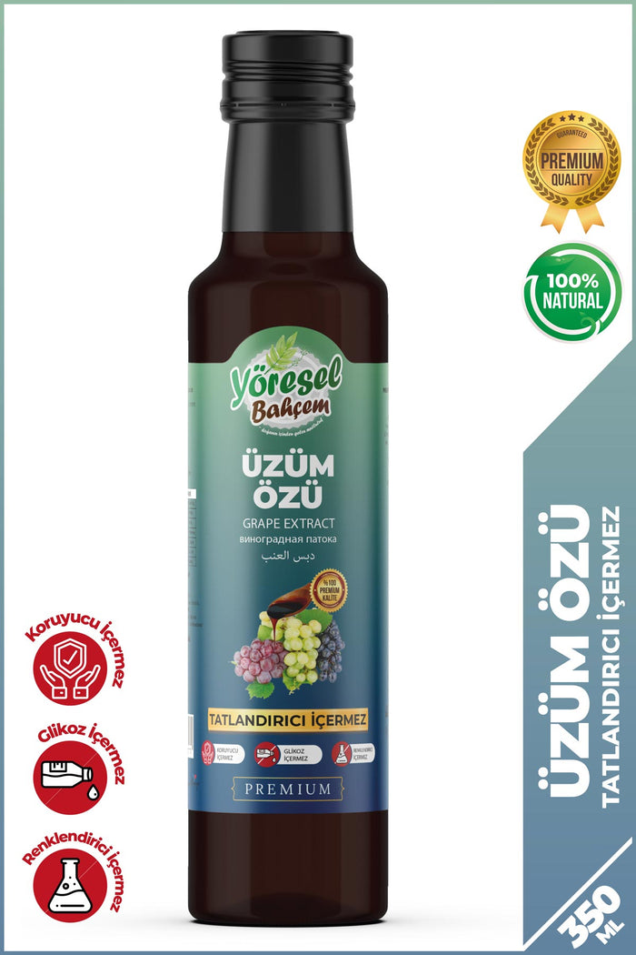 Üzüm Özü 350ml - Doğal Enerji Kaynağı - Yöresel Bahçem
