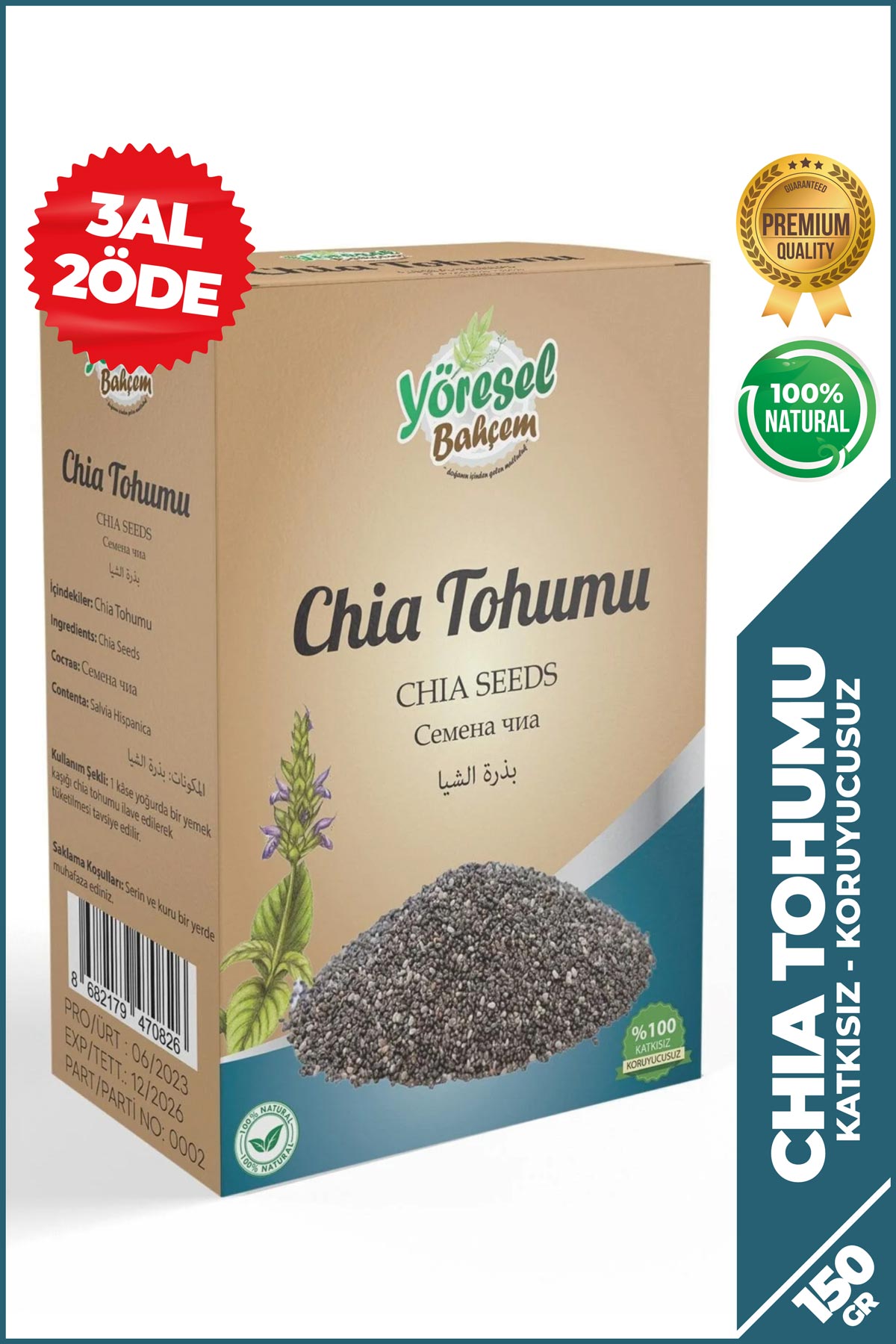 Chia Tohumu 150G