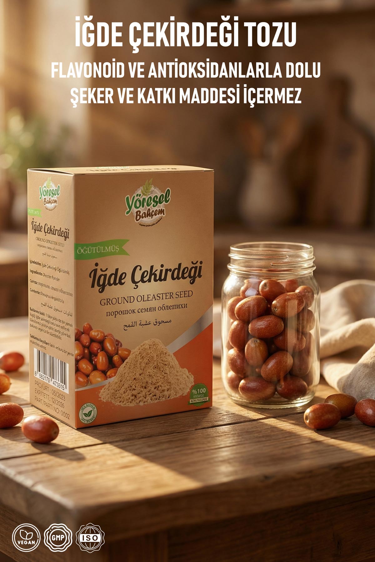 İğde Çekirdeği Tozu 100G