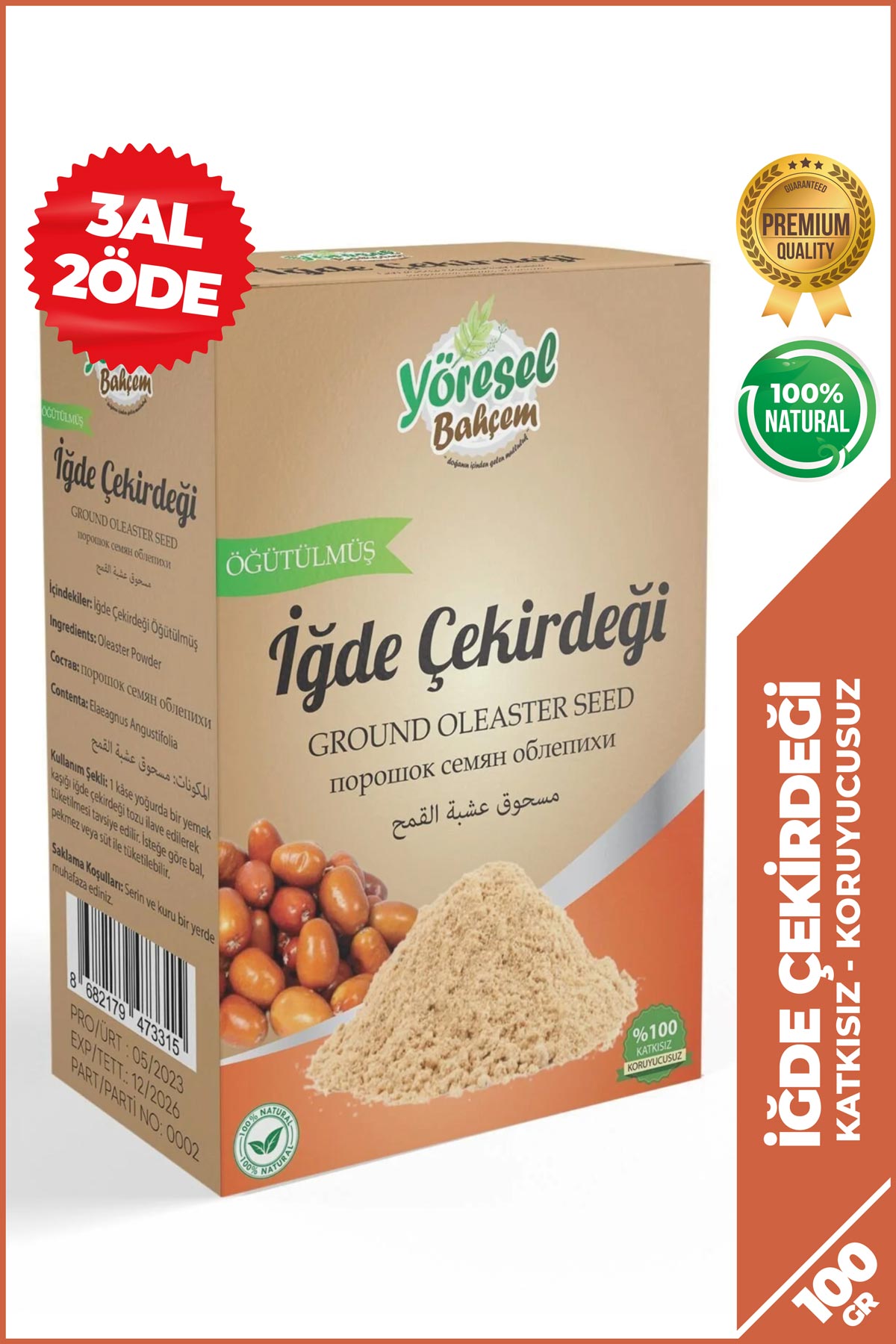 İğde Çekirdeği Tozu 100G