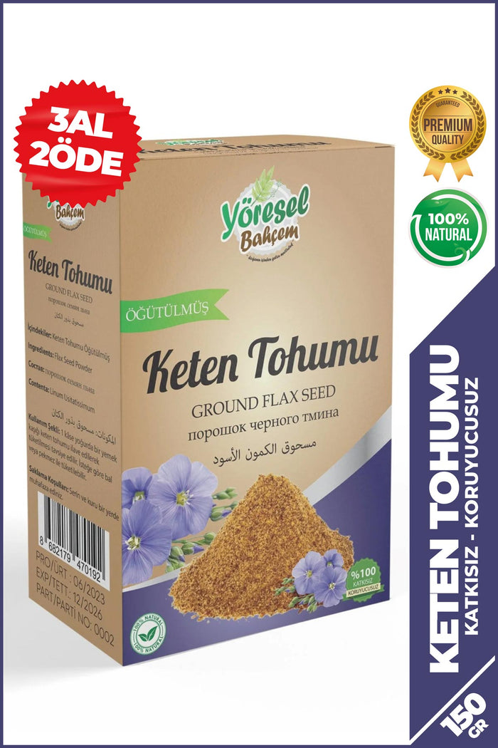 Keten Tohumu Öğütülmüş 150G