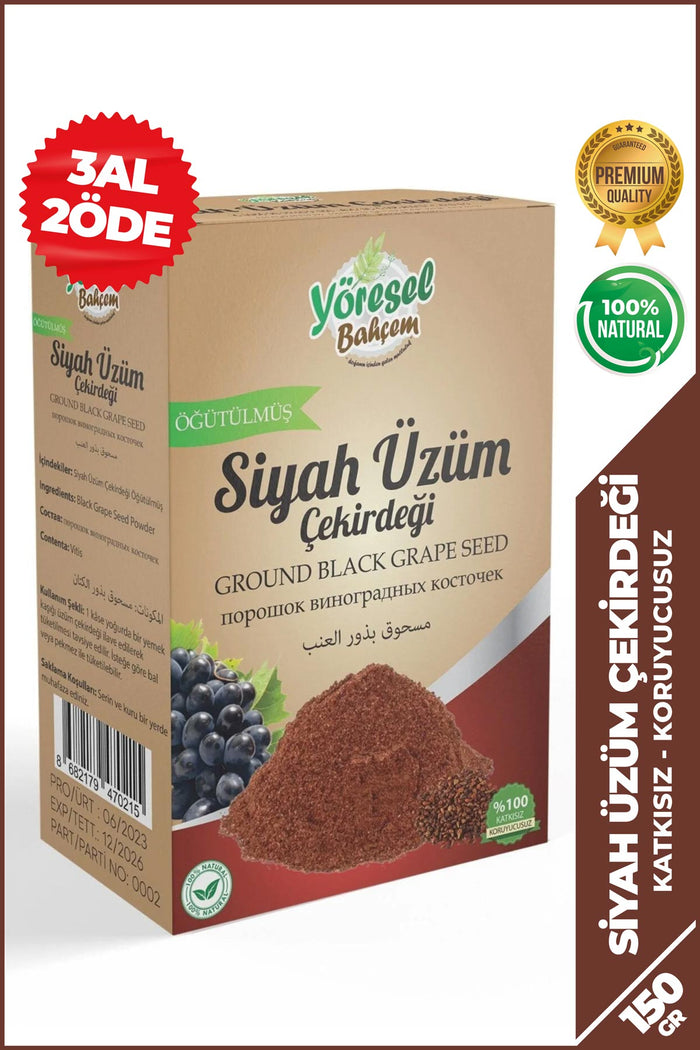 Üzüm Çekirdeği Öğütülmüş 150G