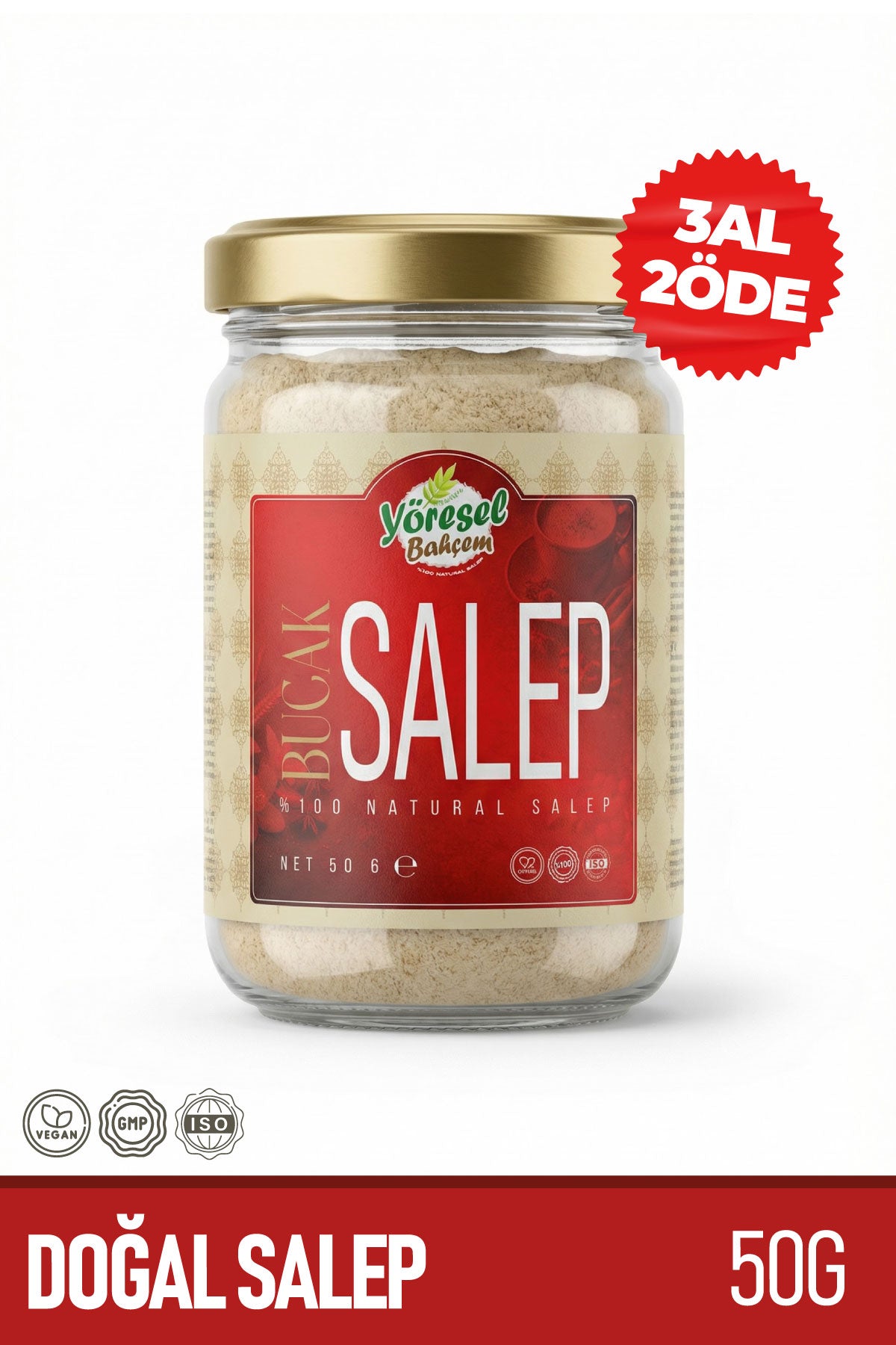 Yöresel Bahçem %100 Doğal Saf Salep